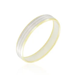 Histoire d'Or Alliance Ahmad Or Bicolore