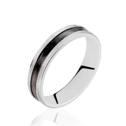 Alliance Alis Ruban Plat Argent Blanc-Histoire d'Or Online