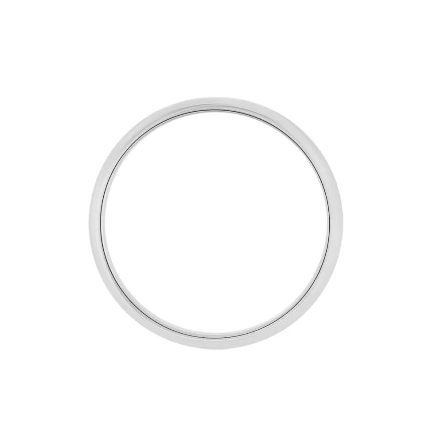 Alliance Aphroditia Demi Jonc Bombe Platine Blanc-Histoire d'Or Online