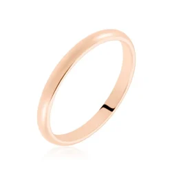 Histoire d'Or Alliance Aphroditia Demi Jonc Bombé