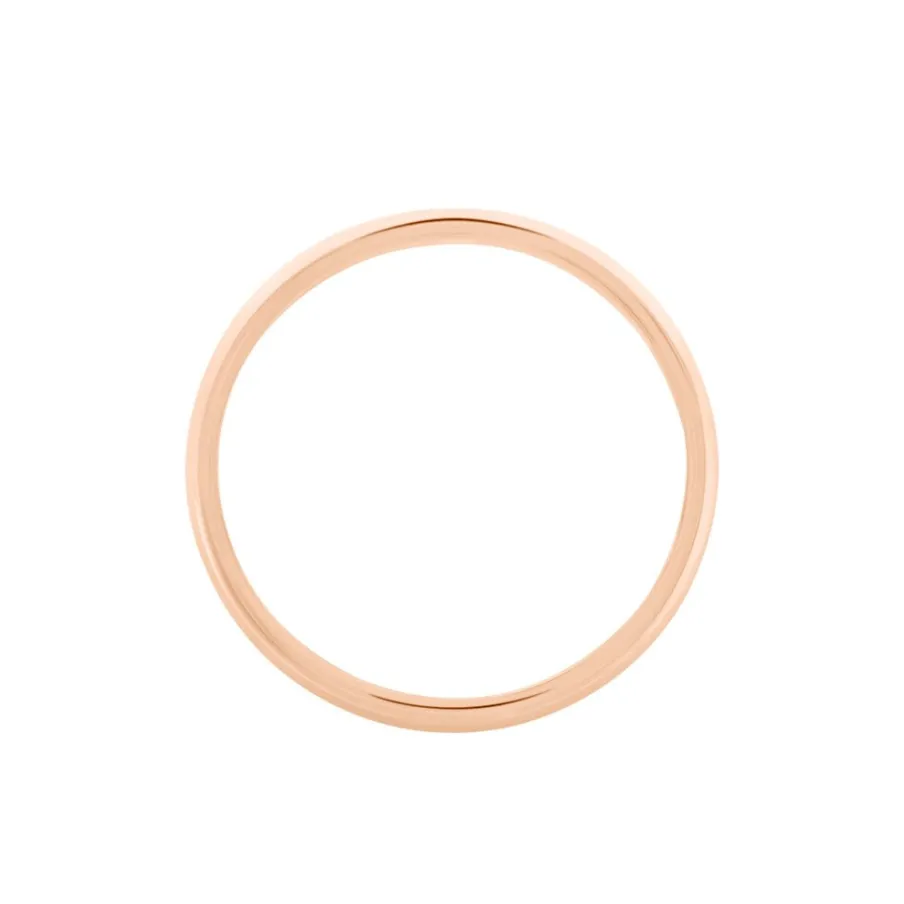 Histoire d'Or Alliance Aphroditia Demi Jonc Bombé