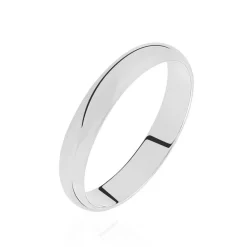 Histoire d'Or Alliance Aphroditia Demi Jonc Bombé