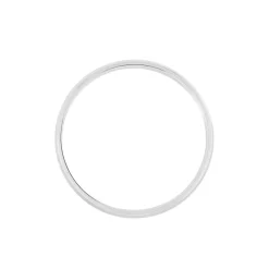 Alliance Artemissia Ruban Plat Or Blanc-Histoire d'Or