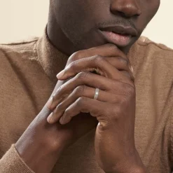 Alliance Artemissia Ruban Plat Or Blanc-Histoire d'Or