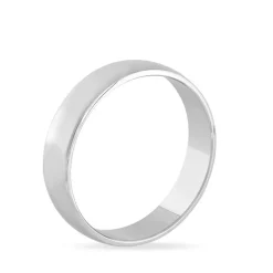 Alliance Artemissia Ruban Plat Or Blanc-Histoire d'Or New