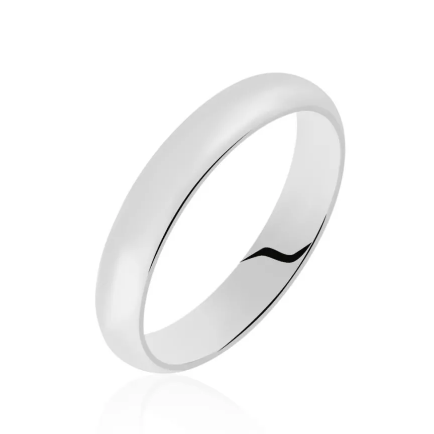 Alliance Arthellais Ruban Plat Or Blanc-Histoire d'Or Online