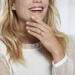 Alliance Basile Ruban Plat Or Blanc-Histoire d'Or