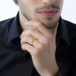 Histoire d'Or Alliance Beatrice Ruban Plat