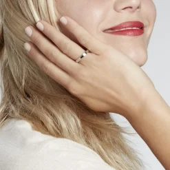 Alliance Beatrice Ruban Plat Or Bicolore-Histoire d'Or Hot