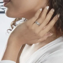 Alliance Bertina Demi Jonc Classique Or Blanc-Histoire d'Or New