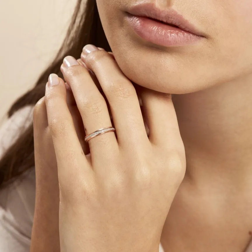 Alliance Caroline Sablee Ruban Plat-Histoire d'Or Online