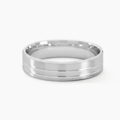 Alliance Cheryn Ruban Plat Argent Blanc-Histoire d'Or Sale