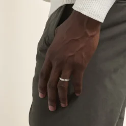 Alliance Circios Demi Jonc Classique Or Blanc-Histoire d'Or Clearance