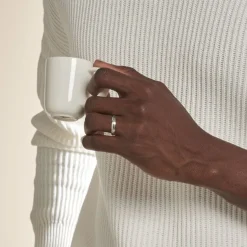 Alliance Circios Demi Jonc Classique Or Blanc-Histoire d'Or