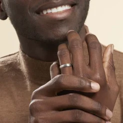 Alliance Circios Demi Jonc Classique Or Blanc-Histoire d'Or