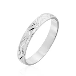 Histoire d'Or Alliance Clotilde Ruban Plat