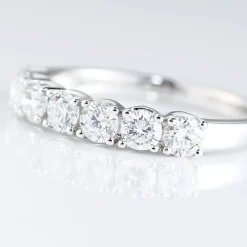 Alliance Eloisa Or Blanc Diamant Synthetique-Histoire d'Or Hot