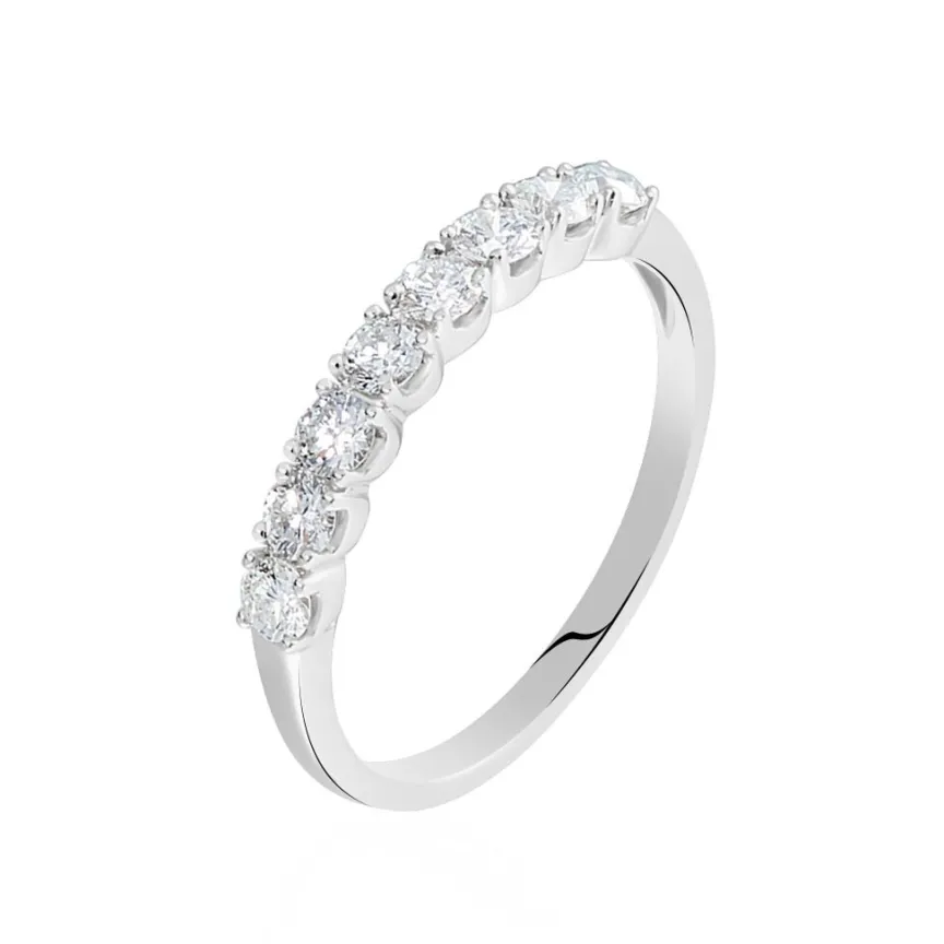 Alliance Eloisa Or Blanc Diamant Synthetique-Histoire d'Or