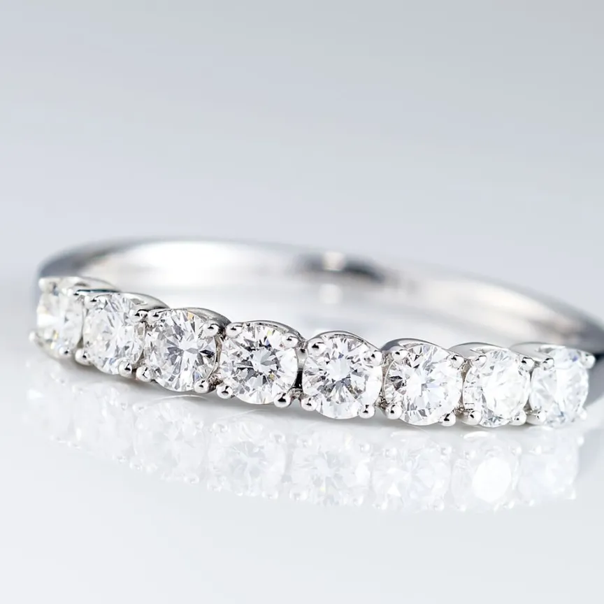 Alliance Eloisa Or Blanc Diamant Synthetique-Histoire d'Or