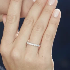 Alliance Eloisa Or Blanc Diamant Synthetique-Histoire d'Or