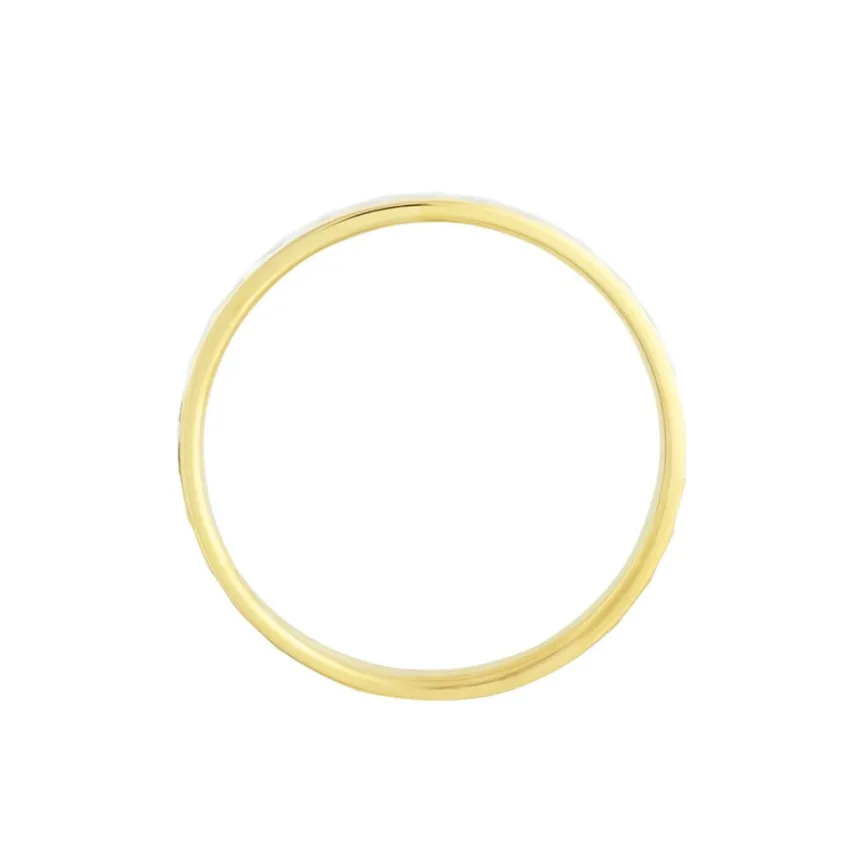 Alliance Faceteana Ruban Plat Or Bicolore-Histoire d'Or Best