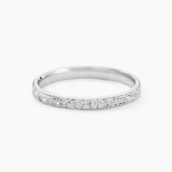 Alliance Fantaisie Diamantee Ruban Plat-Histoire d'Or Hot