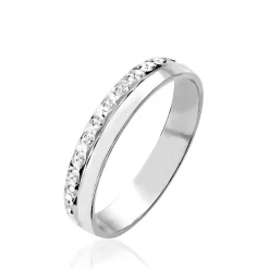 Alliance Fantaisie Diamantee Ruban Plat-Histoire d'Or Discount