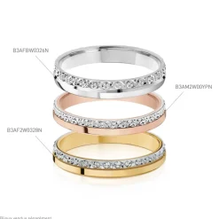 Alliance Fantaisie Diamantee Ruban Plat-Histoire d'Or Discount