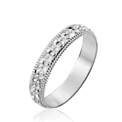 Alliance Fantaisie Diamantee Ruban Plat-Histoire d'Or Best