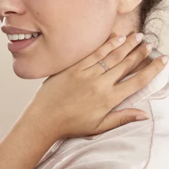 Alliance Fleur Diamantee Ruban Plat-Histoire d'Or Discount