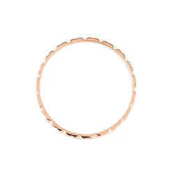 Histoire d'Or Alliance Fleur Diamantee Ruban Plat