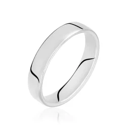 Alliance Gontran Ruban Bombé Or Blanc-Histoire d'Or Outlet