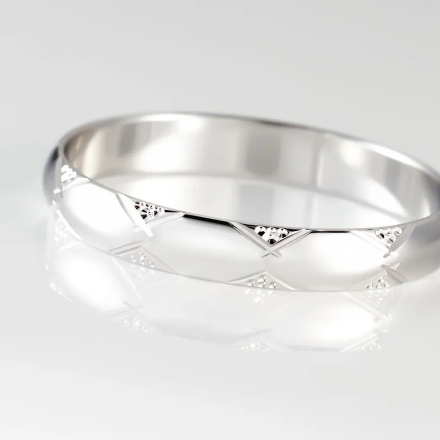 Alliance Harmonie Demi Jonc Classique Or Blanc-Histoire d'Or New