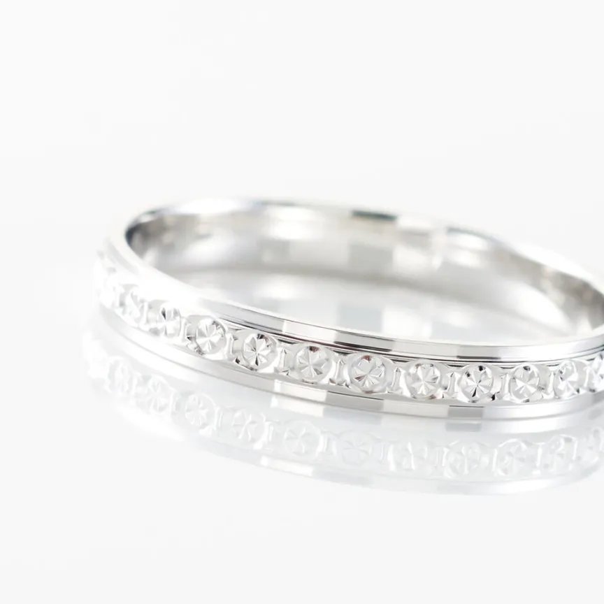 Alliance Heldea Ruban Plat Or Blanc-Histoire d'Or Best