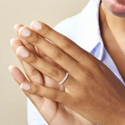 Alliance Hera Or Blanc Diamant-Histoire d'Or Online