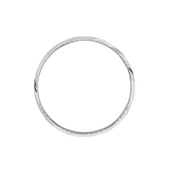 Alliance Hercule Striee Demi Jonc Classique Or Blanc-Histoire d'Or Best