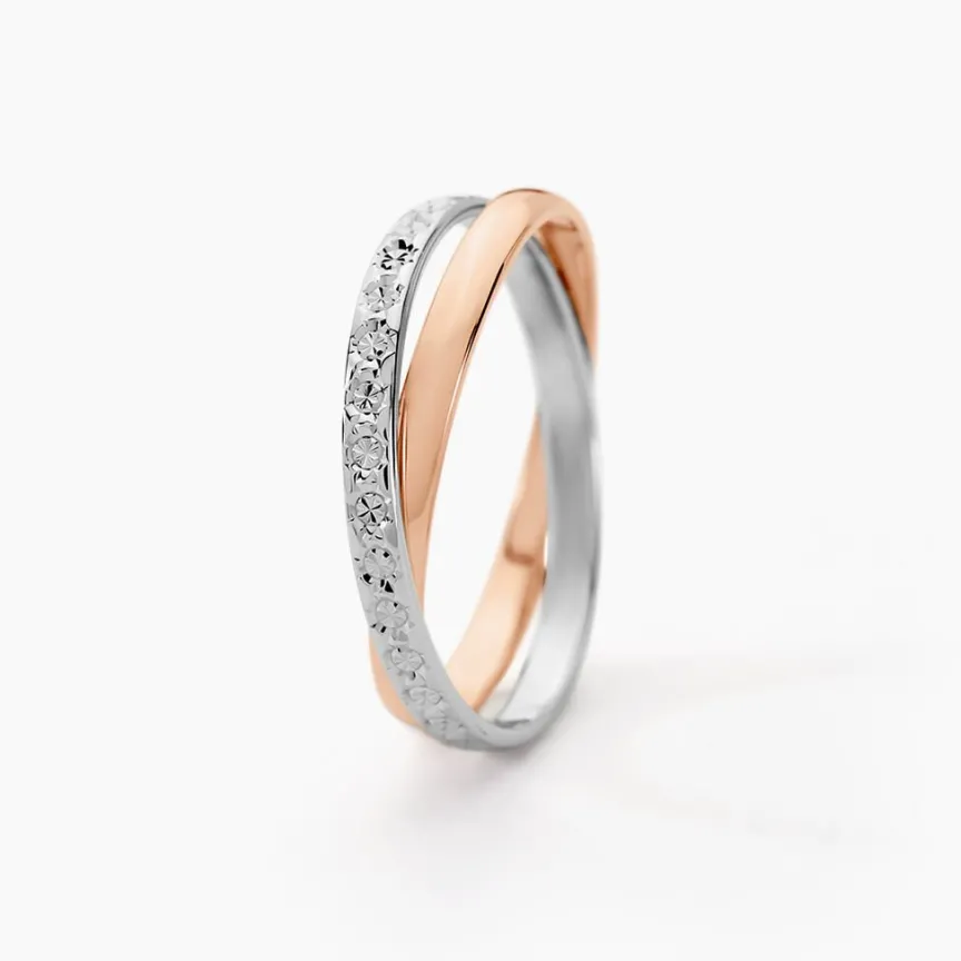 Alliance Hermana Ruban Plat Or Bicolore-Histoire d'Or Online