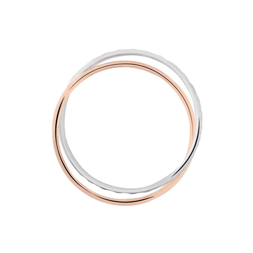 Alliance Hermana Ruban Plat Or Bicolore-Histoire d'Or Online