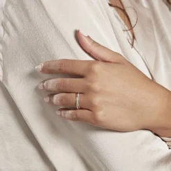 Alliance Hermana Ruban Plat Or Bicolore-Histoire d'Or New