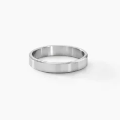 Alliance Inayah Ruban Plat Argent Blanc-Histoire d'Or