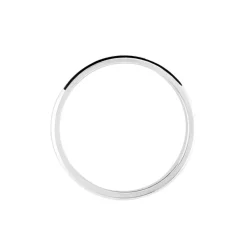 Alliance Inayah Ruban Plat Argent Blanc-Histoire d'Or