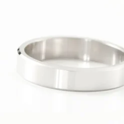 Alliance Inayah Ruban Plat Argent Blanc-Histoire d'Or