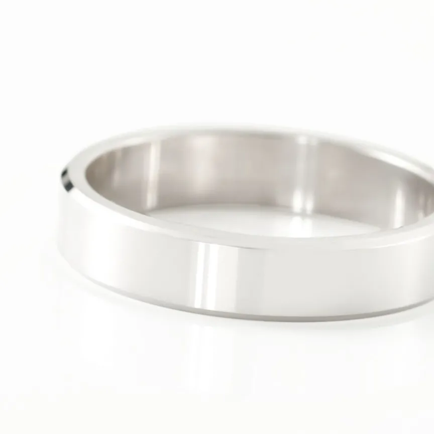 Alliance Inayah Ruban Plat Argent Blanc-Histoire d'Or