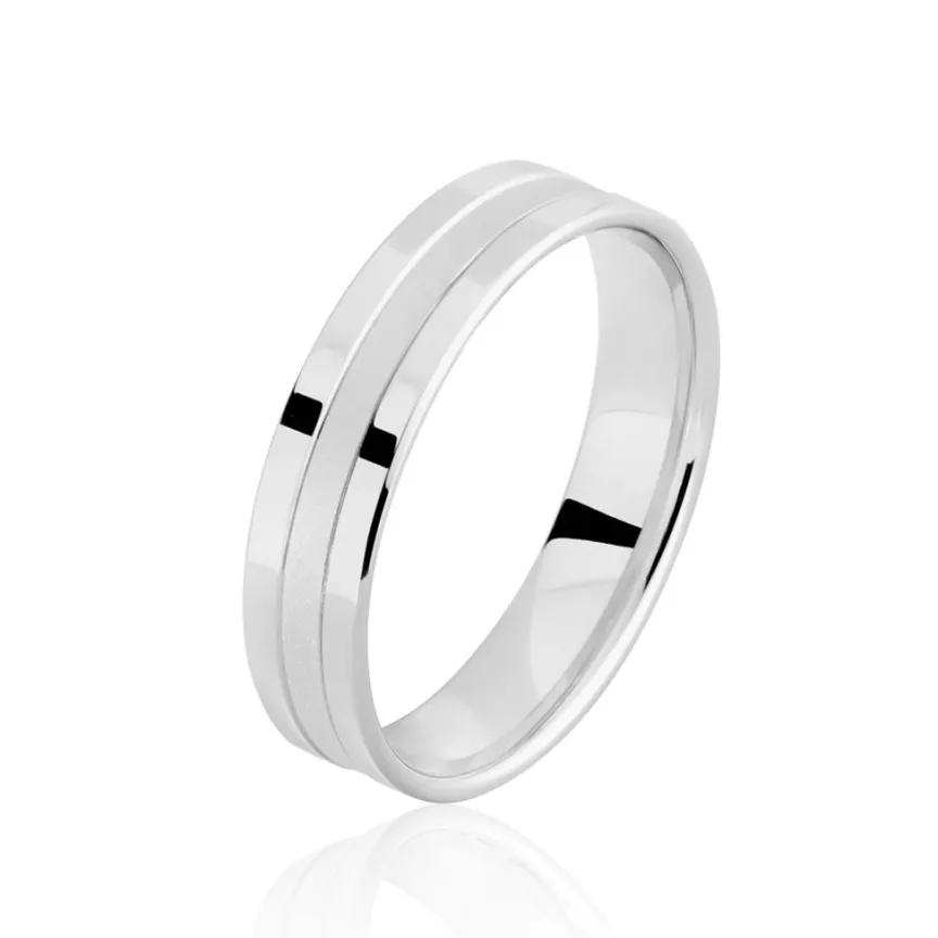 Alliance Isidro Ruban Sable Or Blanc-Histoire d'Or Hot