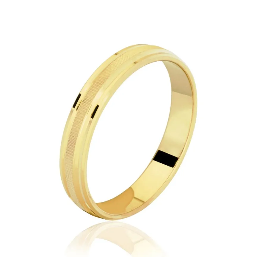 Alliance Jolan Demi-jonc Classique Or Jaune-Histoire d'Or Best