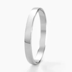 Alliance Julie Ruban Classique Or Blanc-Histoire d'Or Clearance