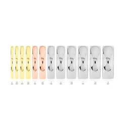 Alliance Julie Ruban Classique Or Blanc-Histoire d'Or Clearance