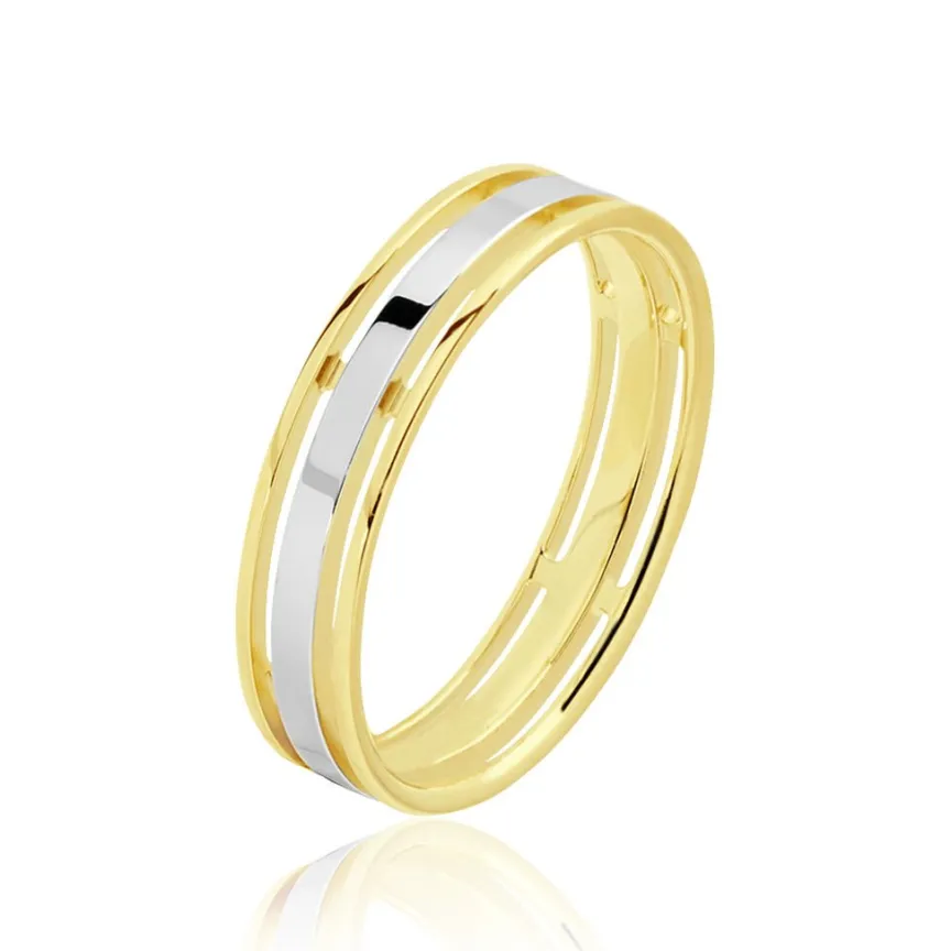 Alliance Laumer Ruban Or Bicolore-Histoire d'Or