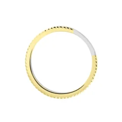 Alliance Leandro Ruban Argent Bicolore-Histoire d'Or Clearance