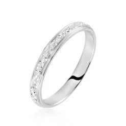 Alliance Marine Ruban Plat Or Blanc-Histoire d'Or Outlet